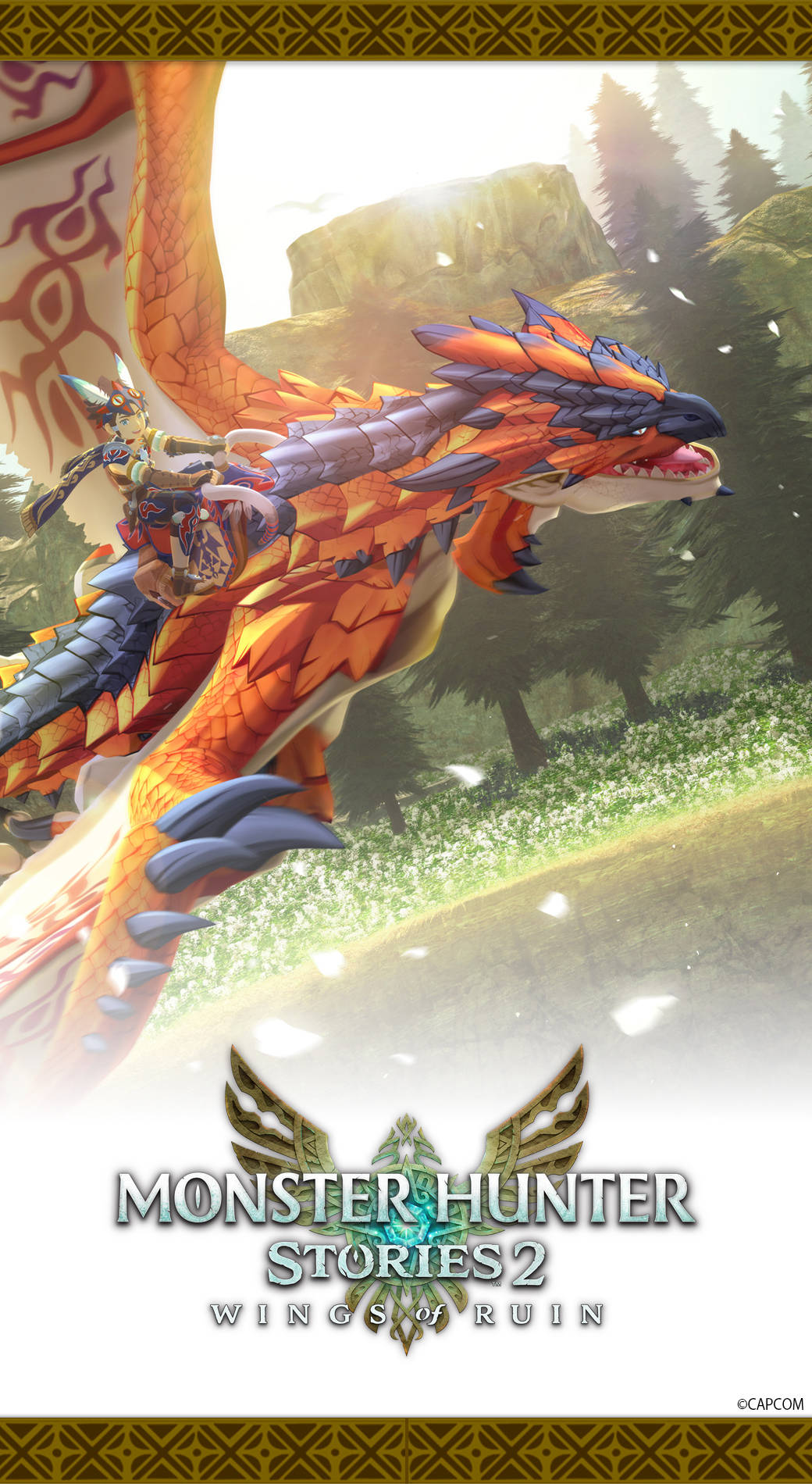 Conquer The Monster Hunter Universe With The Newest Flagship Mobile Phone Background