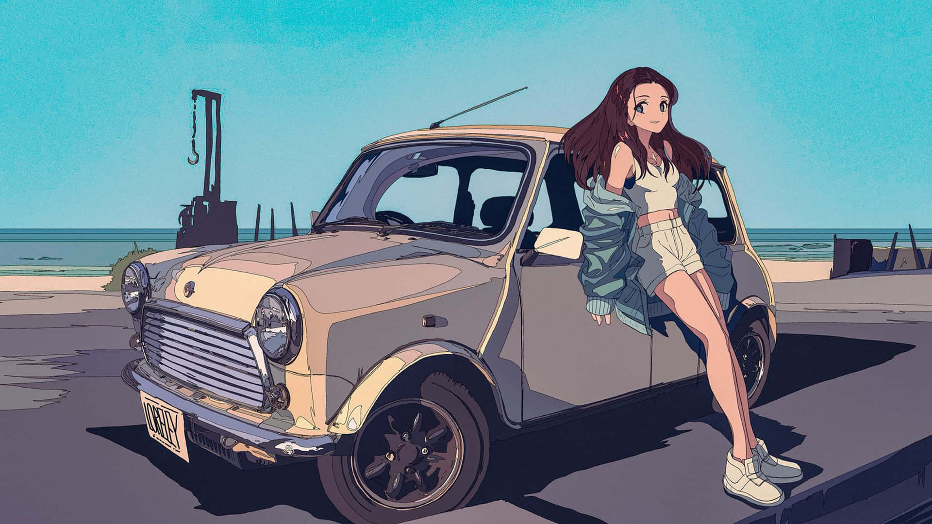 Conquer The Points In Anime Drift Background