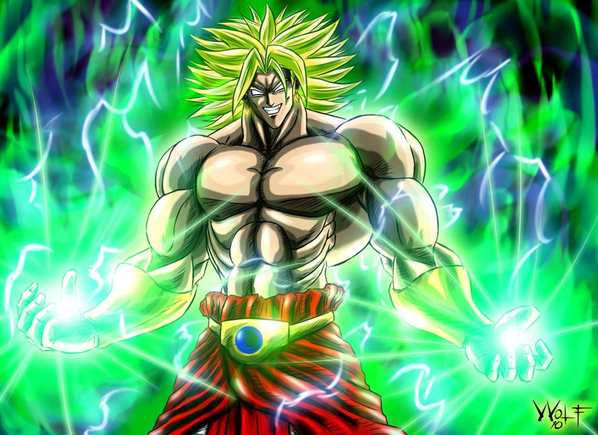 Conquer The Universe With Broly In 4k Background