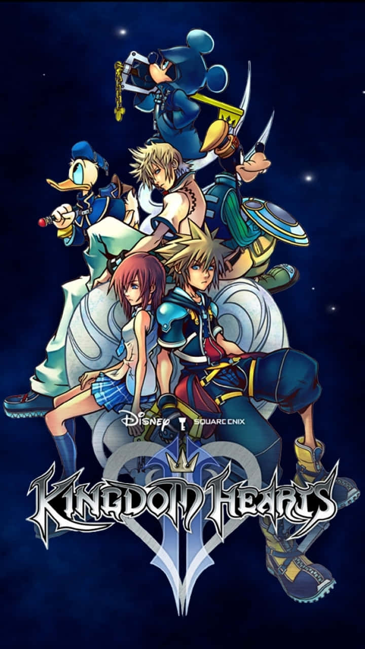 Conquer The Virtual Kingdom With The New Kingdom Hearts Phone Background