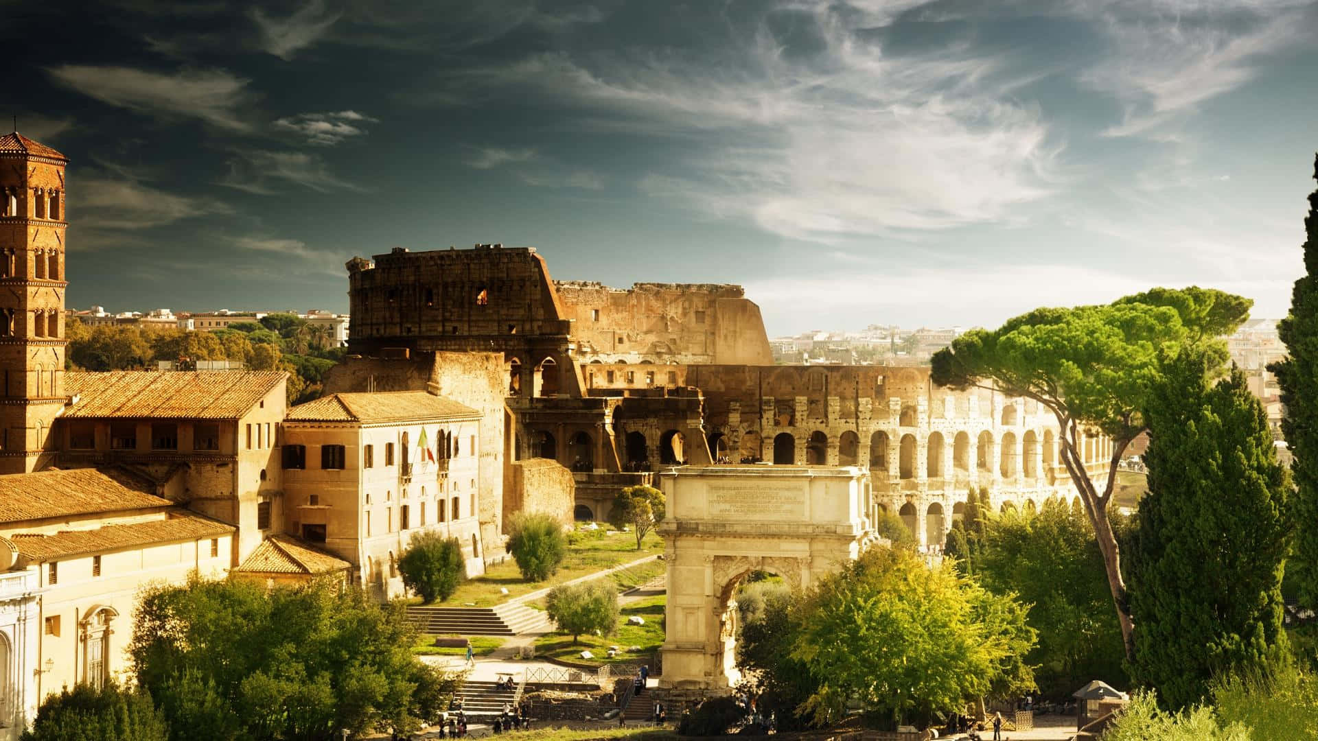 Conquer The World With Ancient Roman Desktop Background