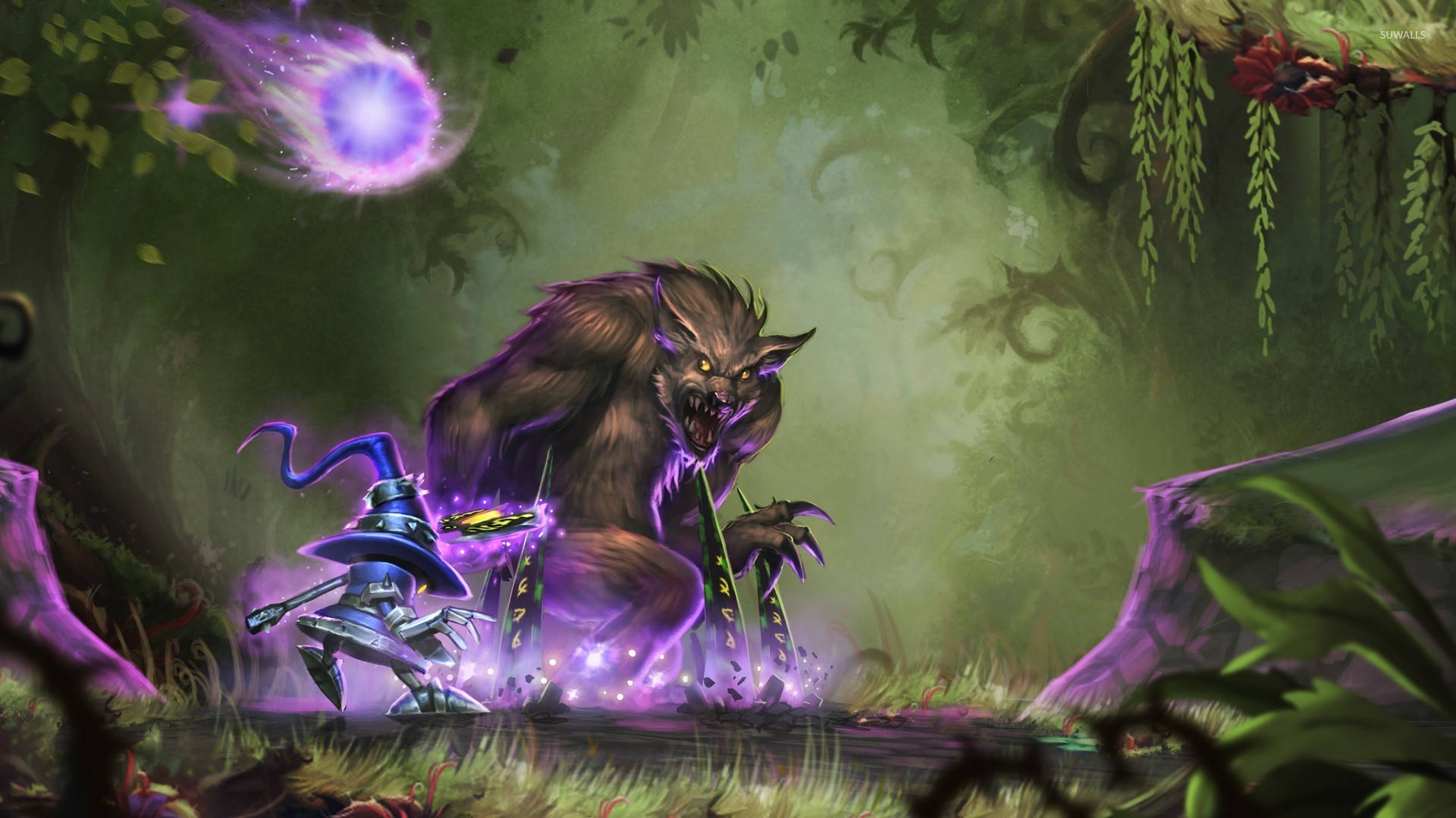 Conquer Your Enemies With Warwick, The Uncaged Wrath Of The Beast Background