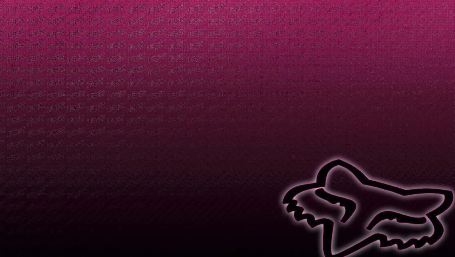 Conquer Your Goals With The Iconic Fox Racing Logo. Background