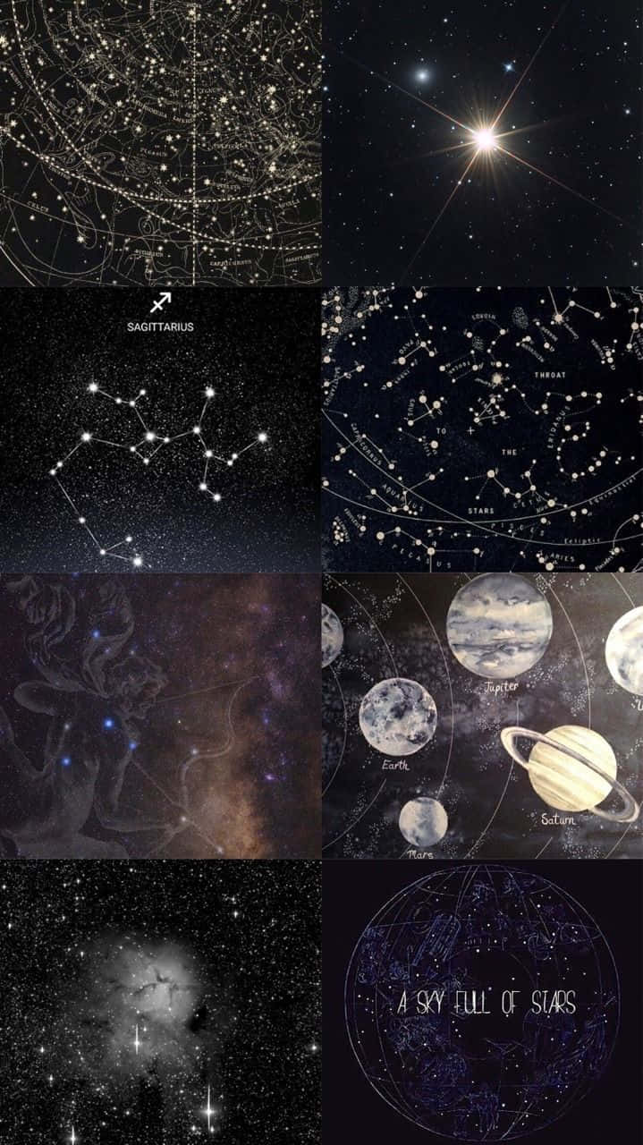 Constellations Grid And Astrology Iphone