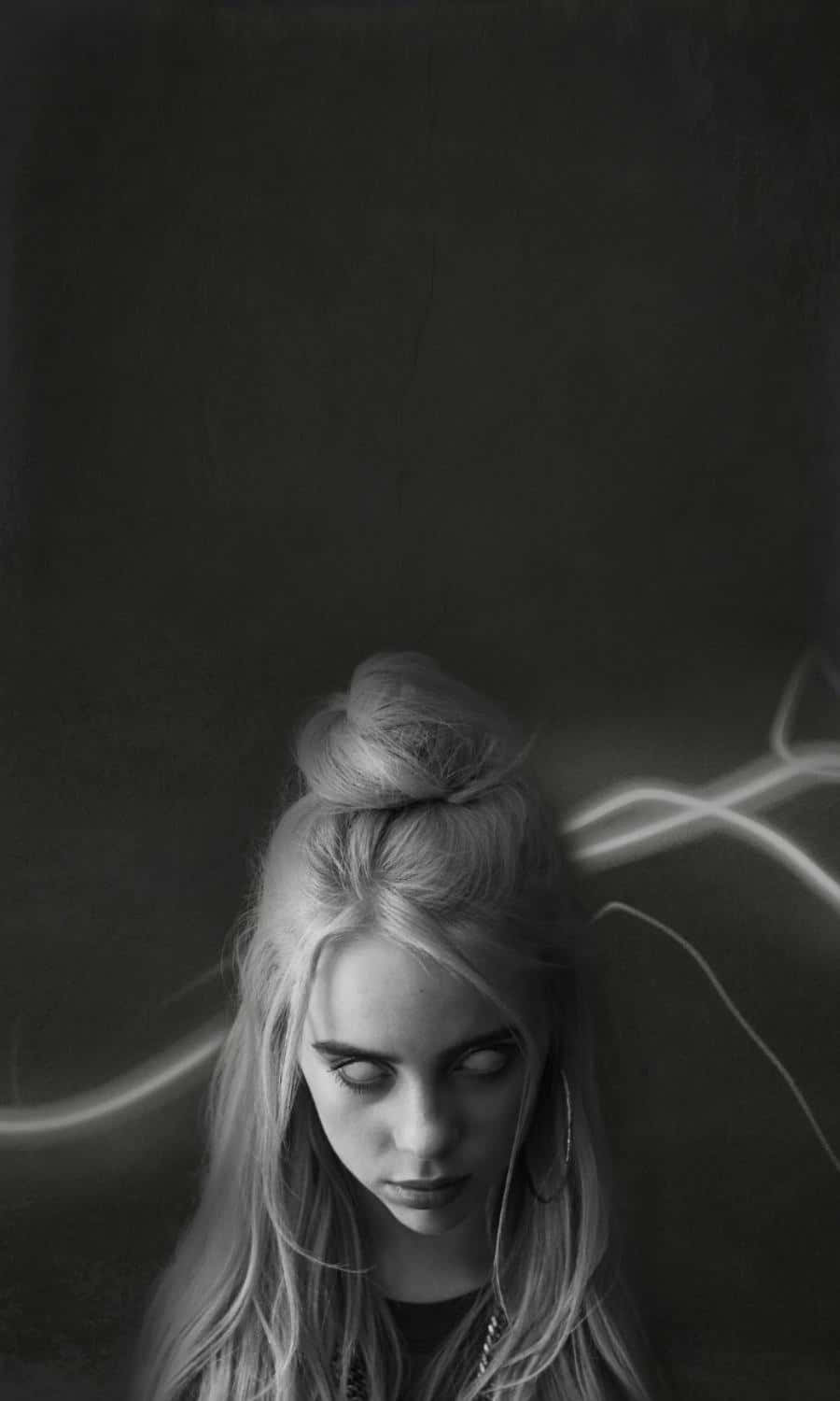 Contemplative_ Monochrome_ Portrait Background