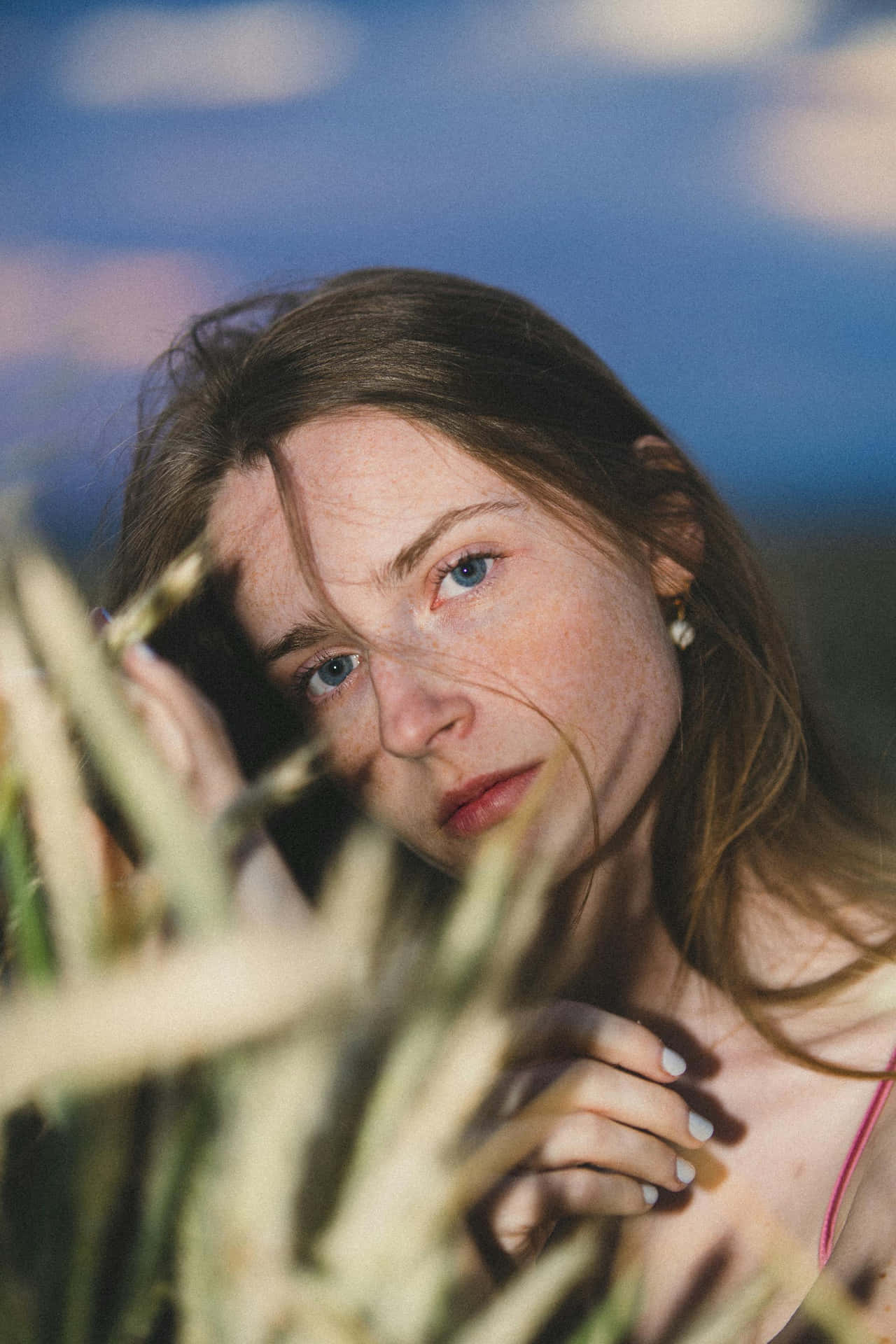 Contemplative Woman Amongst Greenery.jpg Background