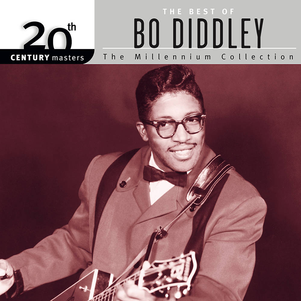 Contemporary Album Art Of Bo Diddley's Greatest Hits Background