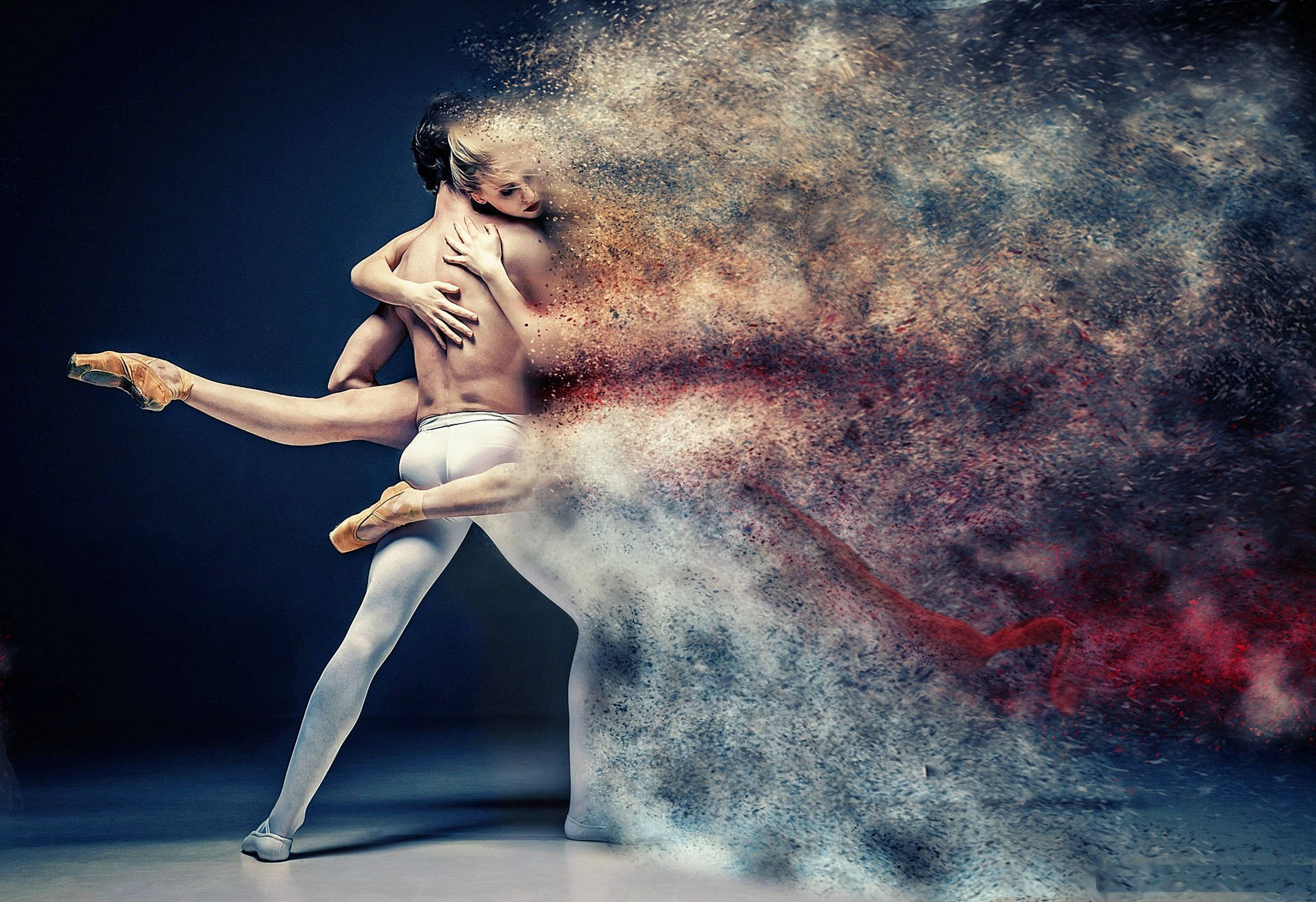 Contemporary Dance Art Background