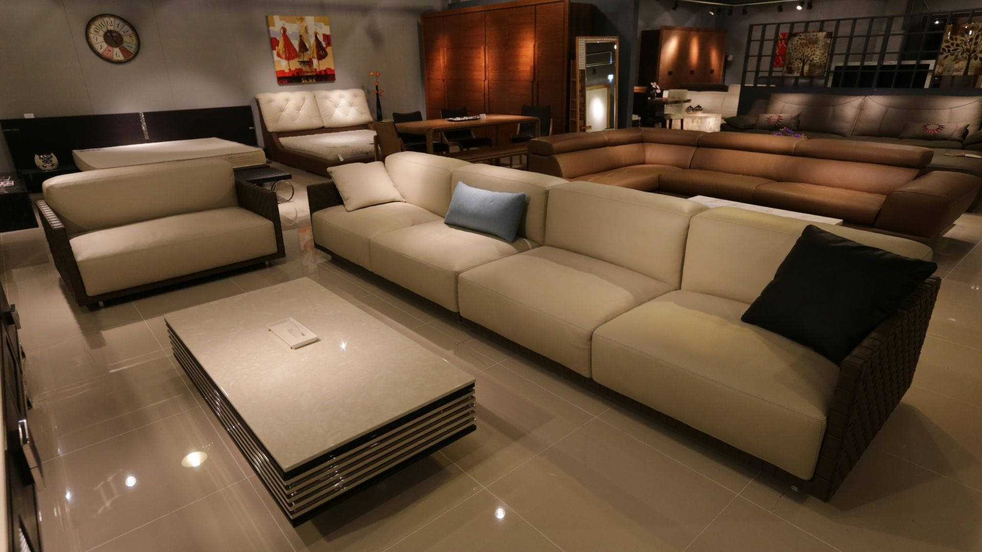 Contemporary Modern Furniture Design Background