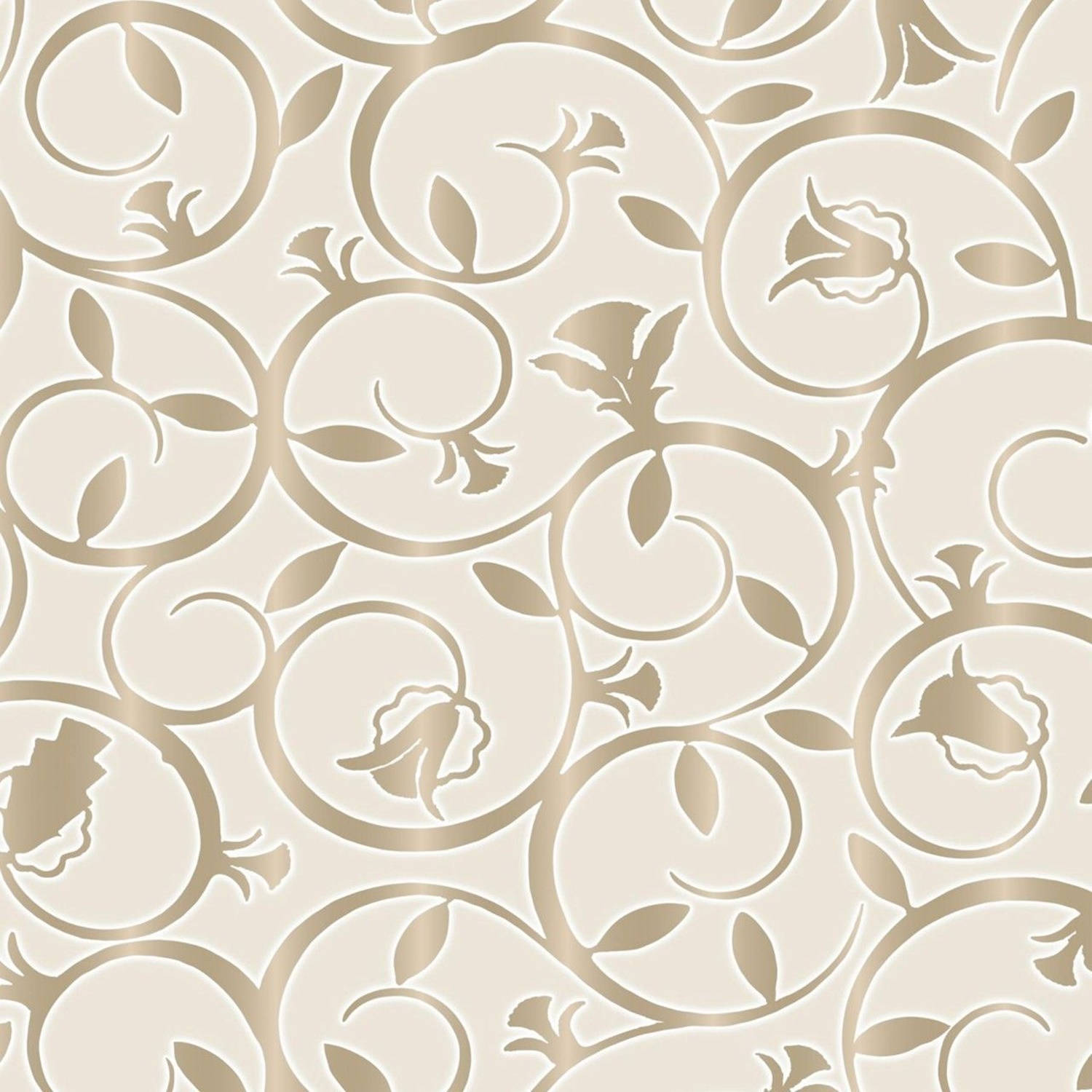 Contemporary Modern Swirls Pattern Wall Texture