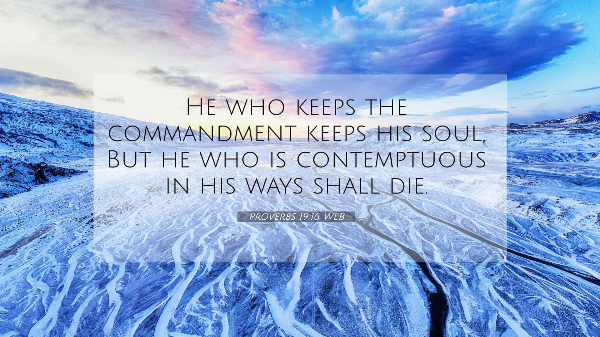 Contemptuous Hd Proverbs Background