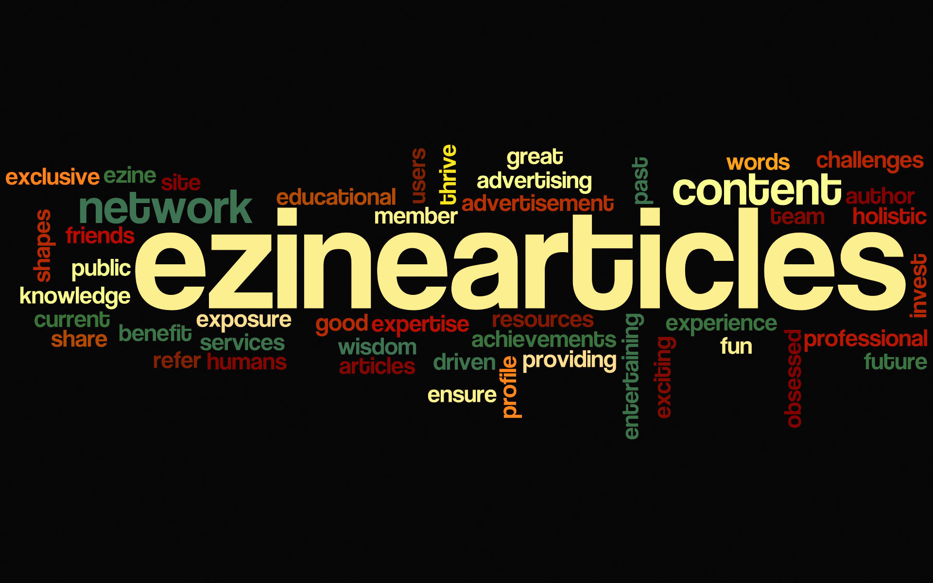 Content Related Word Cloud Background