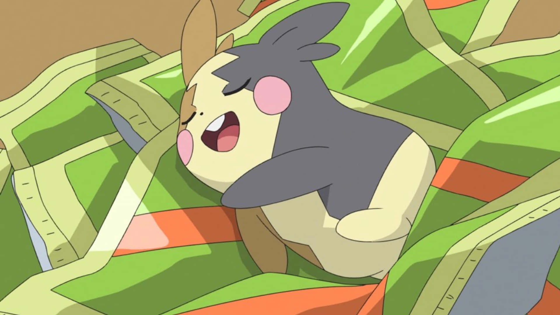 Contented Morpeko Background