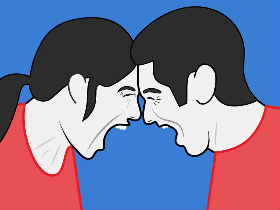 Contentious Head Butting Background