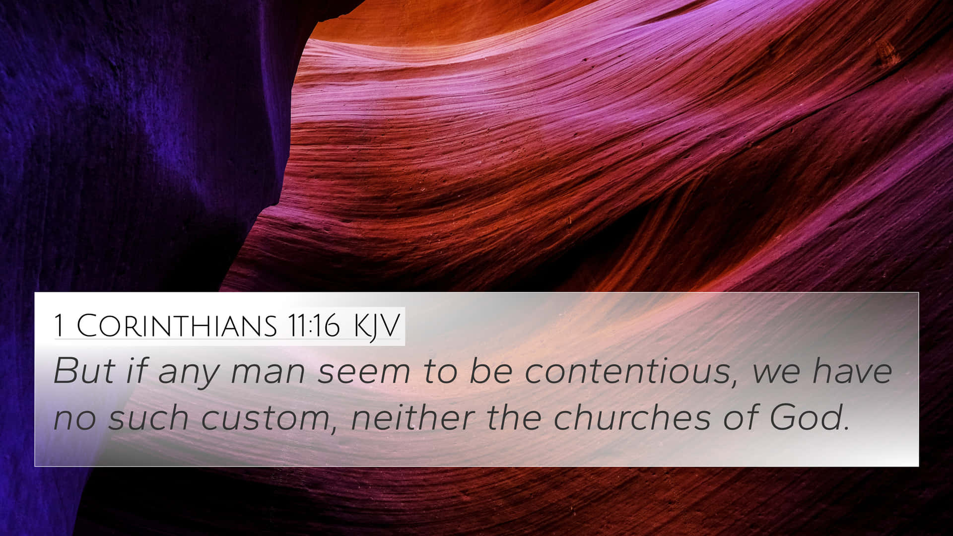 Contentious Verse From The Corinthians