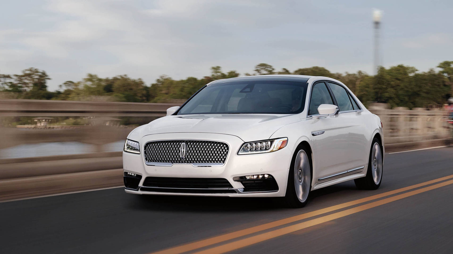 Continental Lincoln Car Action Photography Background