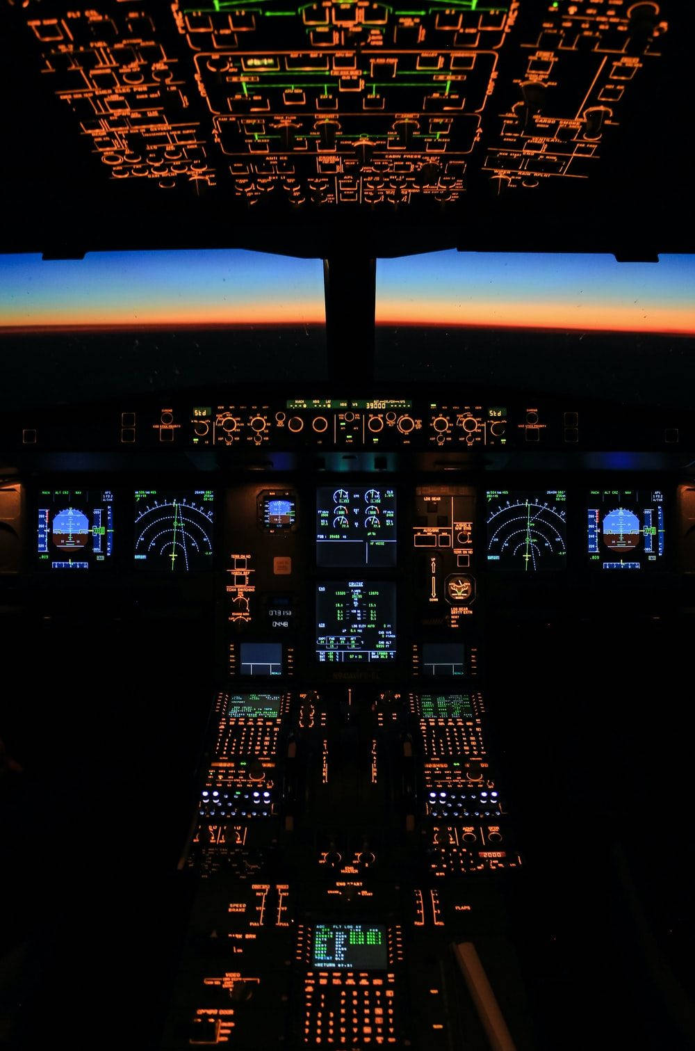 Control System Of A Flying Jet Iphone Background
