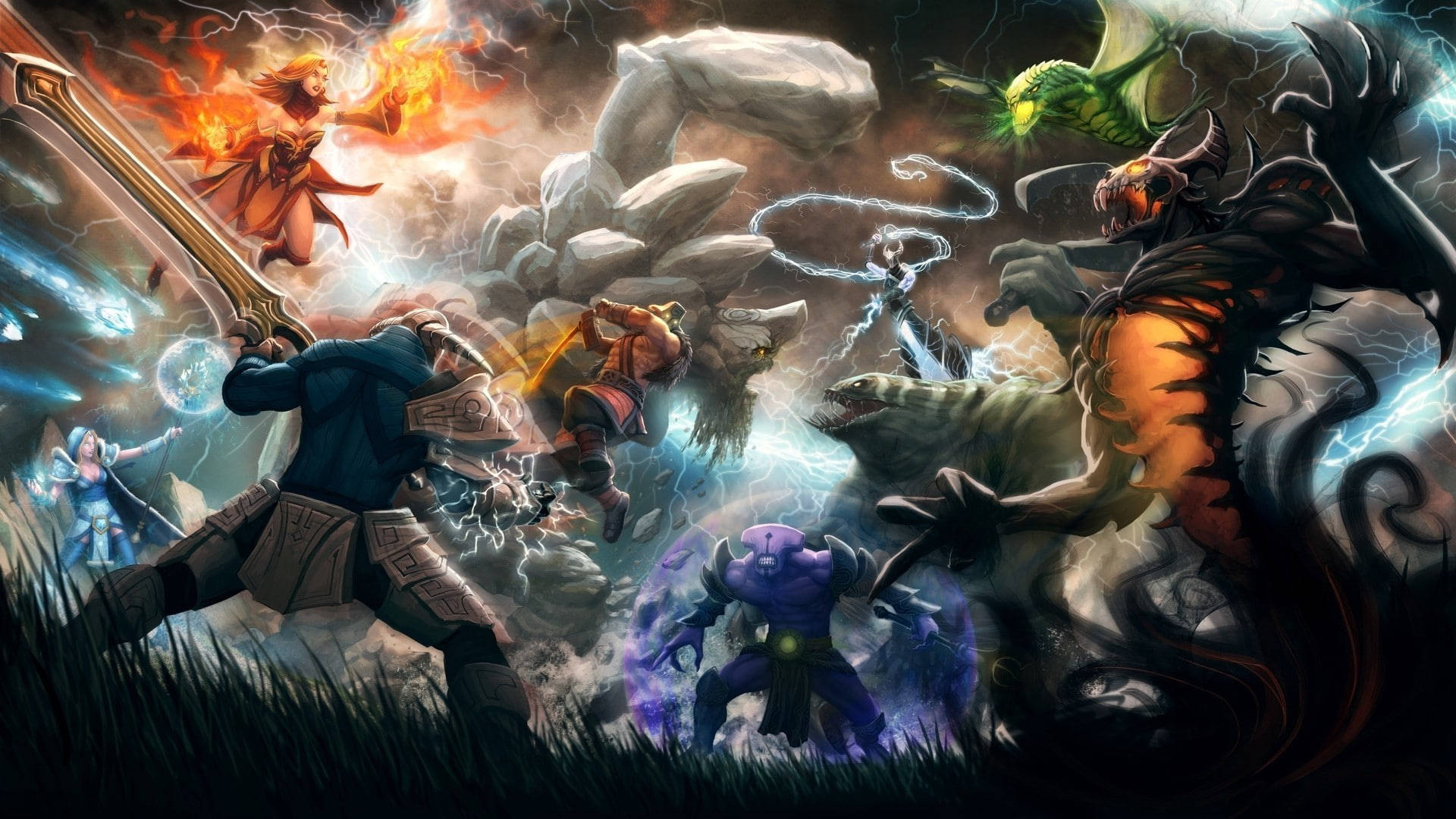 Control The Fate Of Battle On Your Desktop With Dota 2 Background