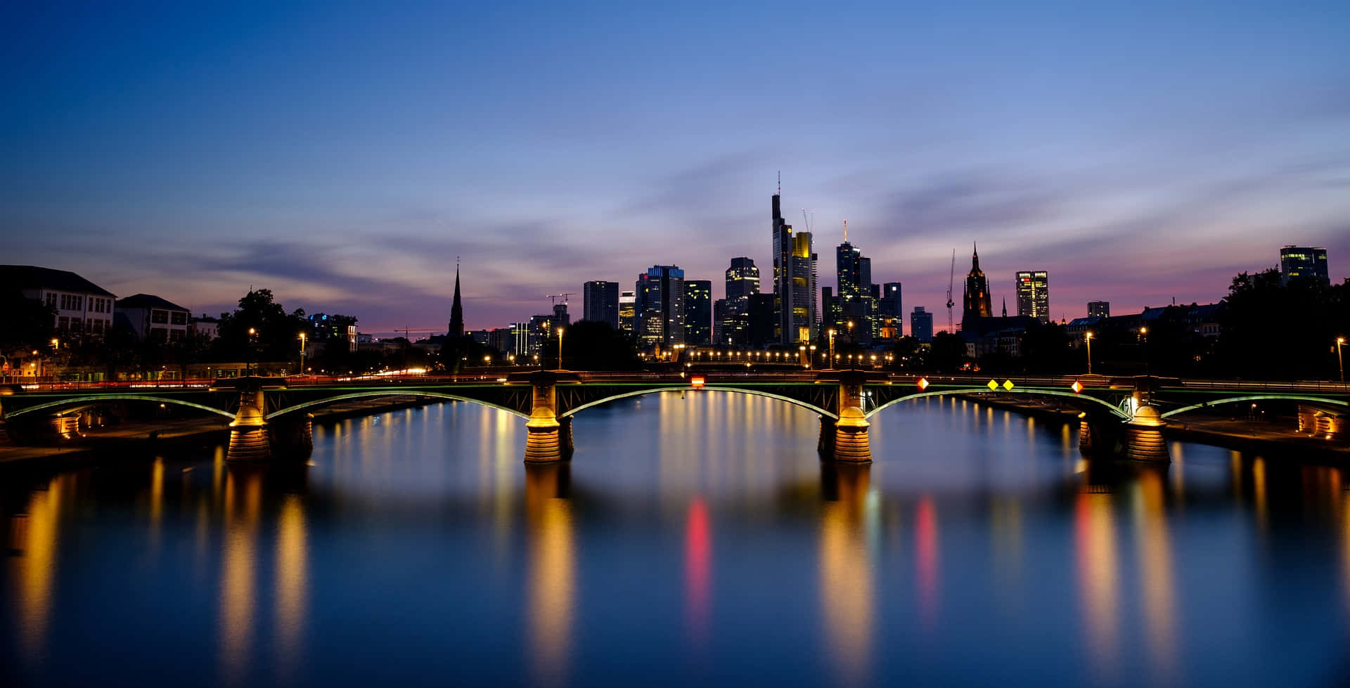 Controversial Frankfurt Night Bridge
