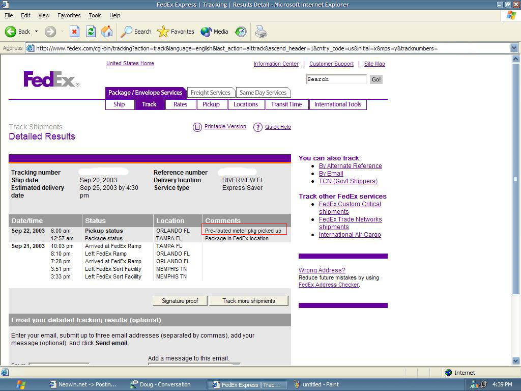 Convenient Fedex Tracking Form Interface