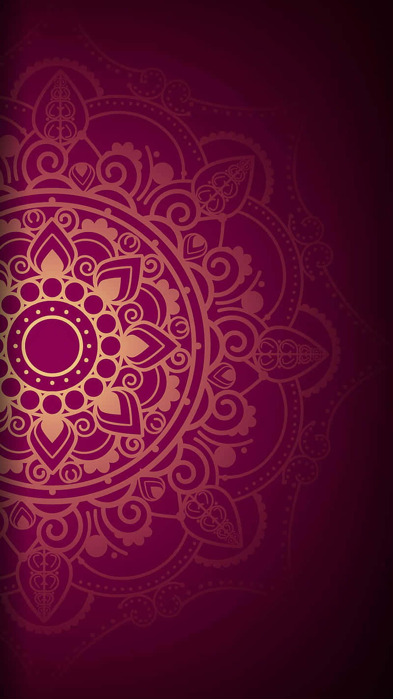 Conventional Gradient In Pink Portrait