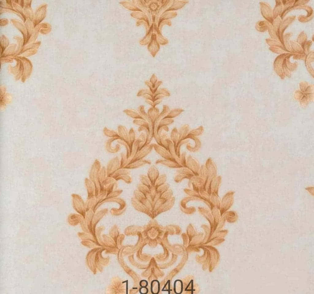 Conventional Symmetrical Golden Pattern Background