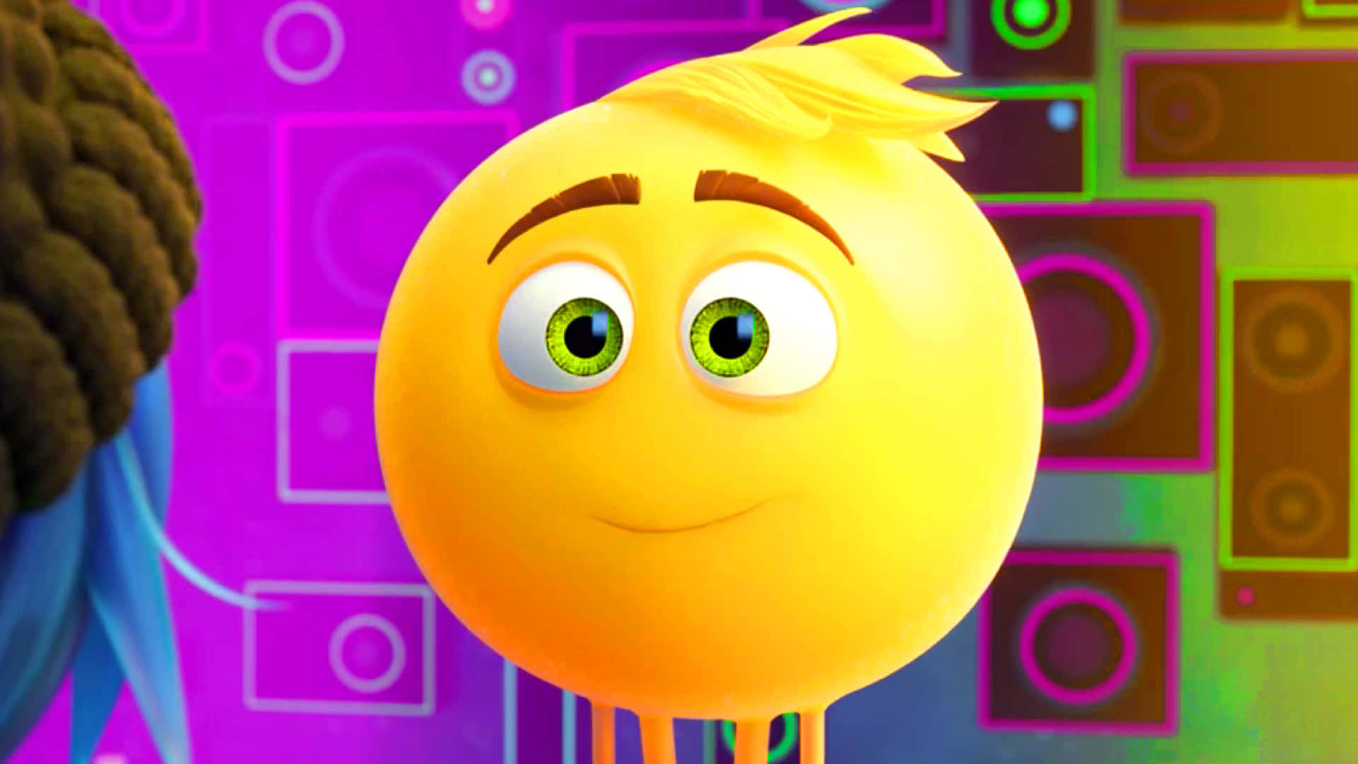 Conversation Between Gene Meh And Jailbreak - Scene From The Emoji Movie