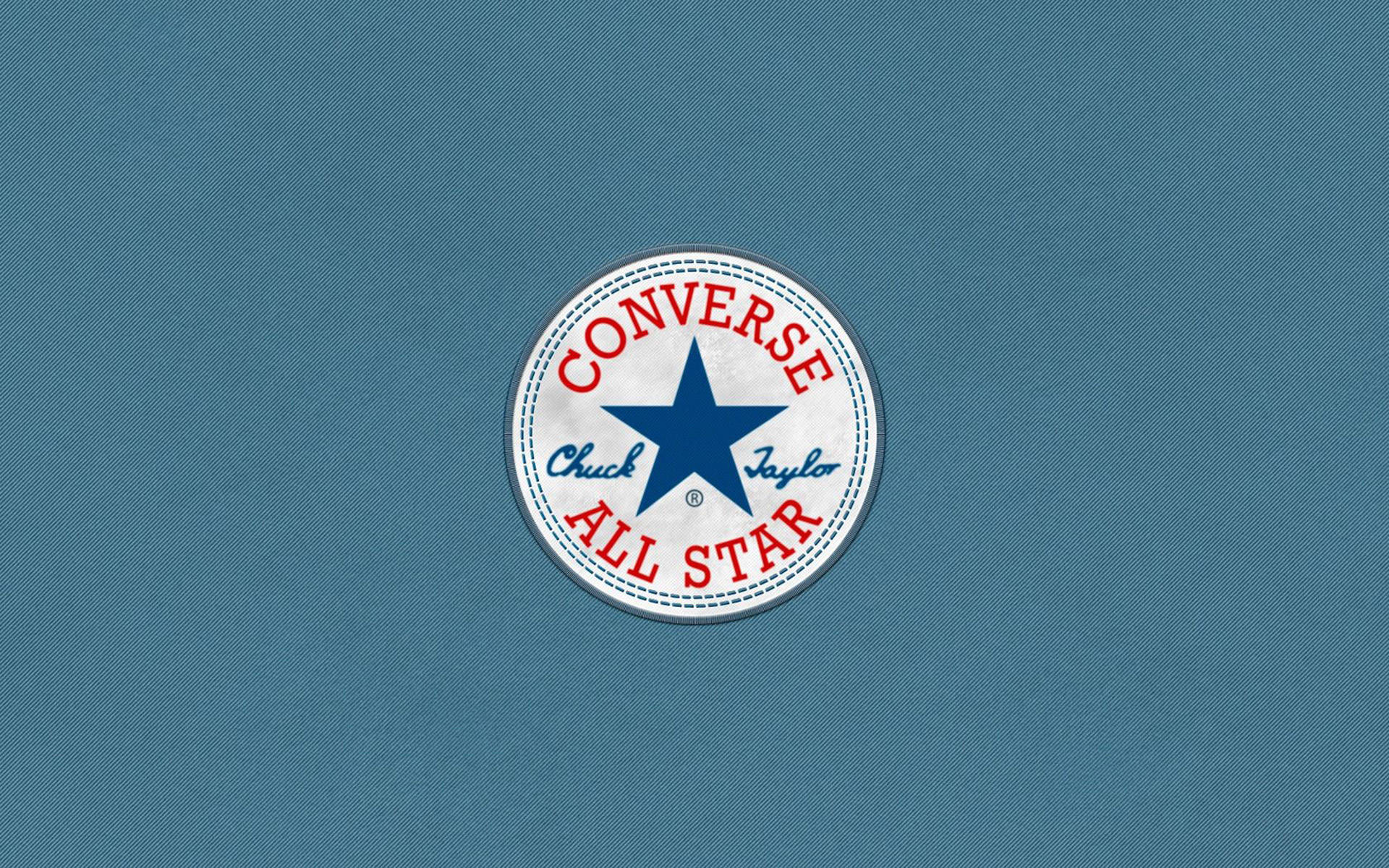 Converse Logo Blue Background Background