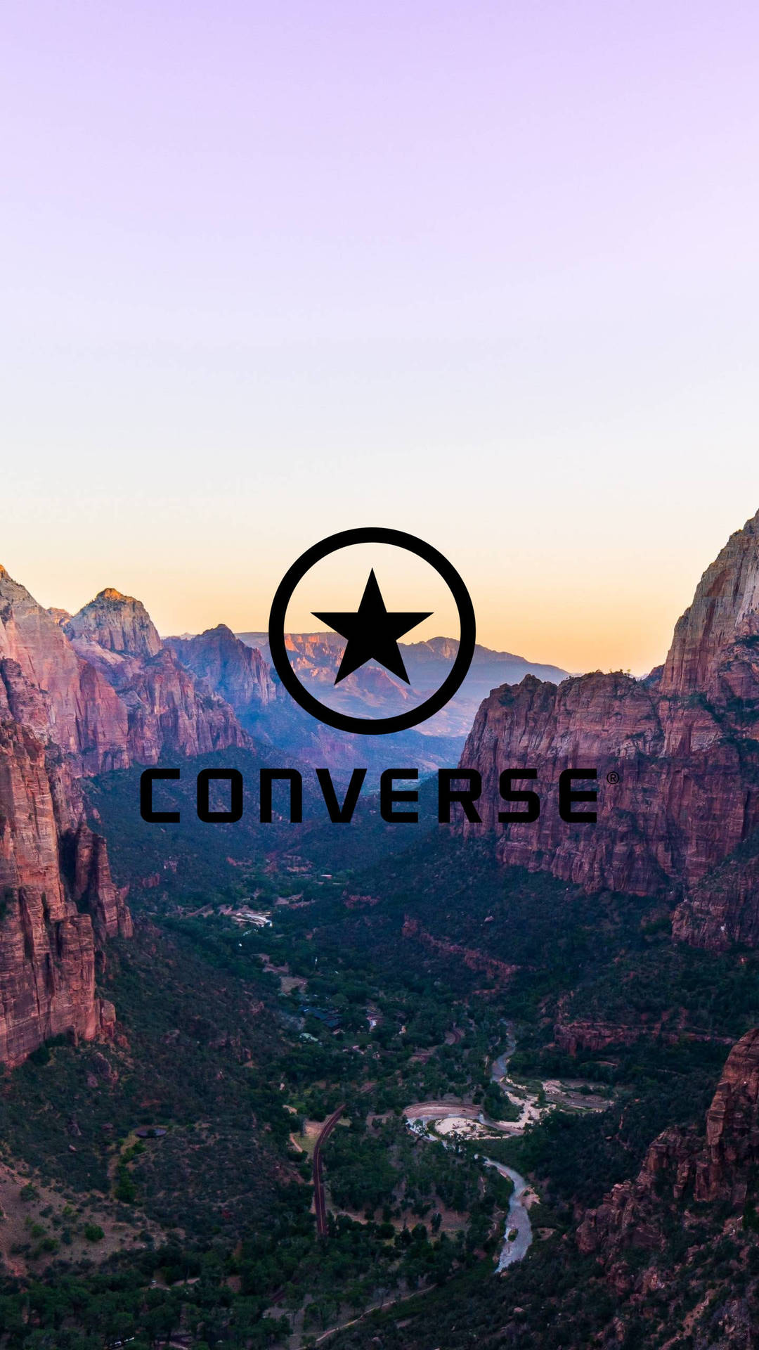Converse Logo Canyon Design