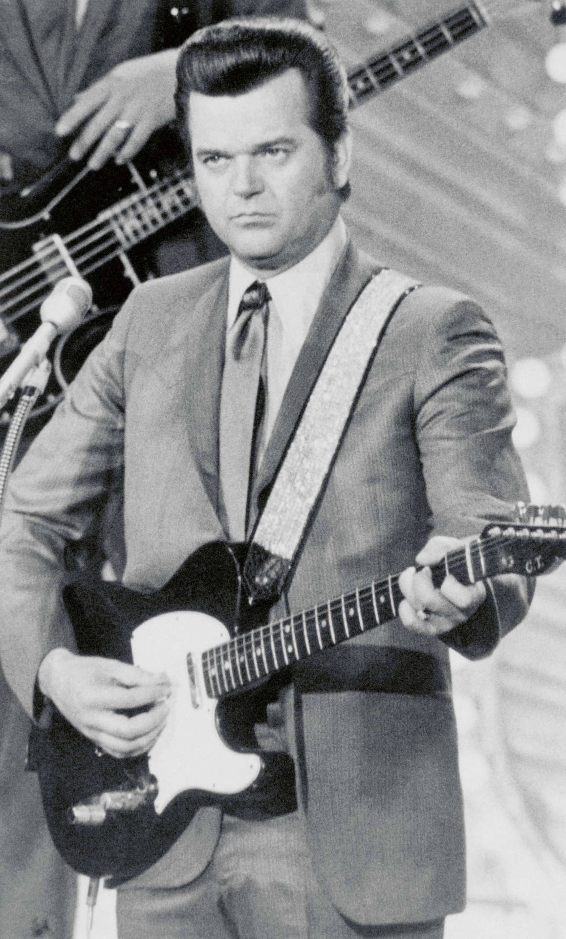 Conway Twitty Playing Guitar