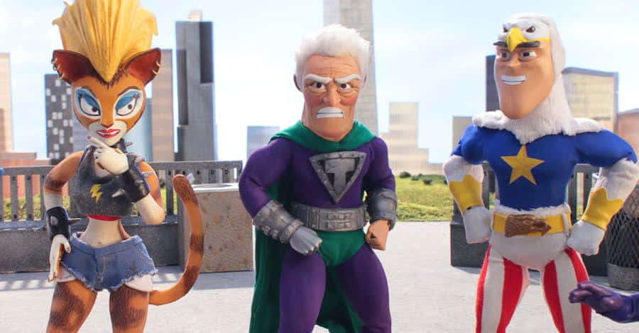 Cooch, Ranger And Rex From Supermansion