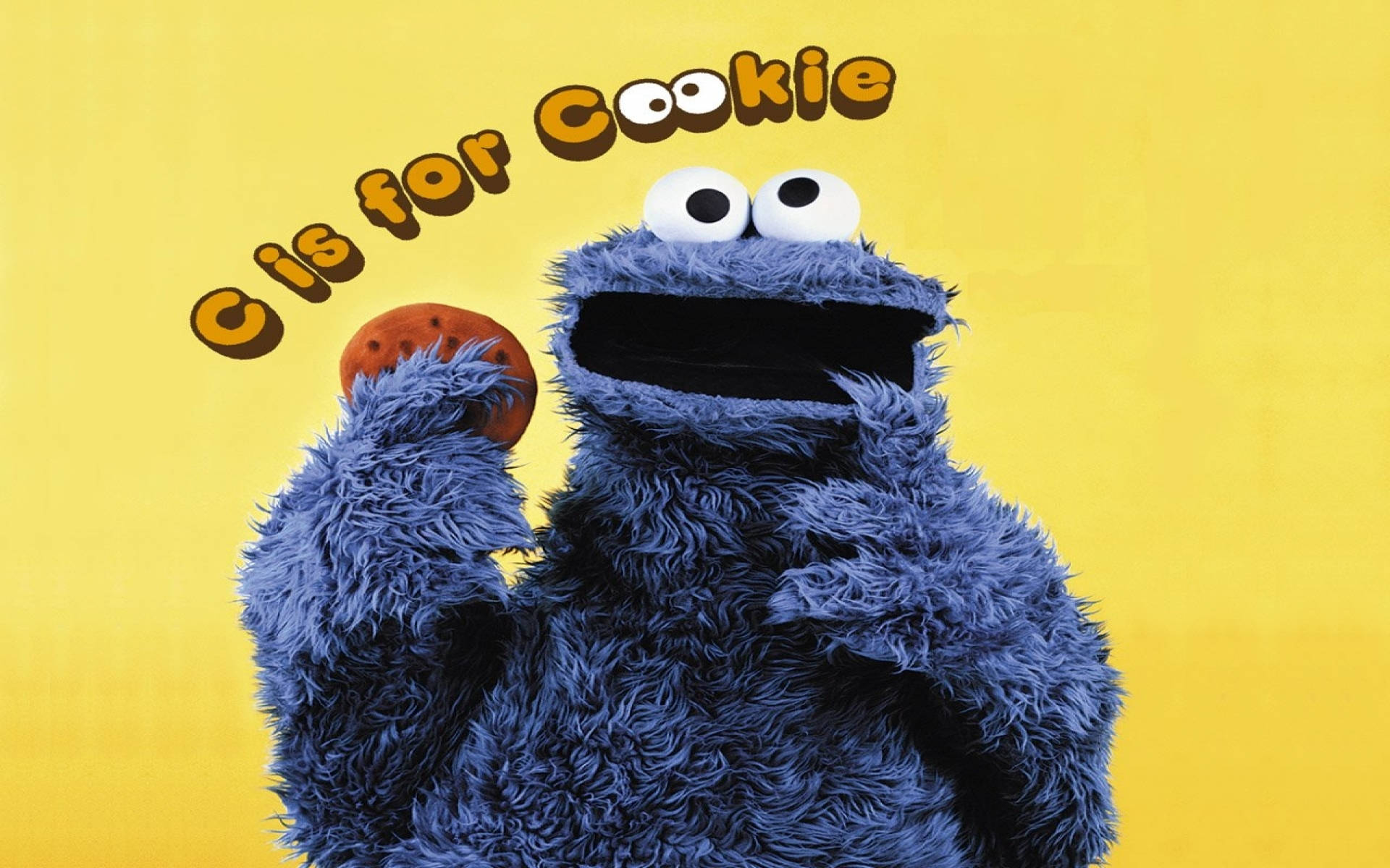 Cookie Monster C Is For Cookie Background
