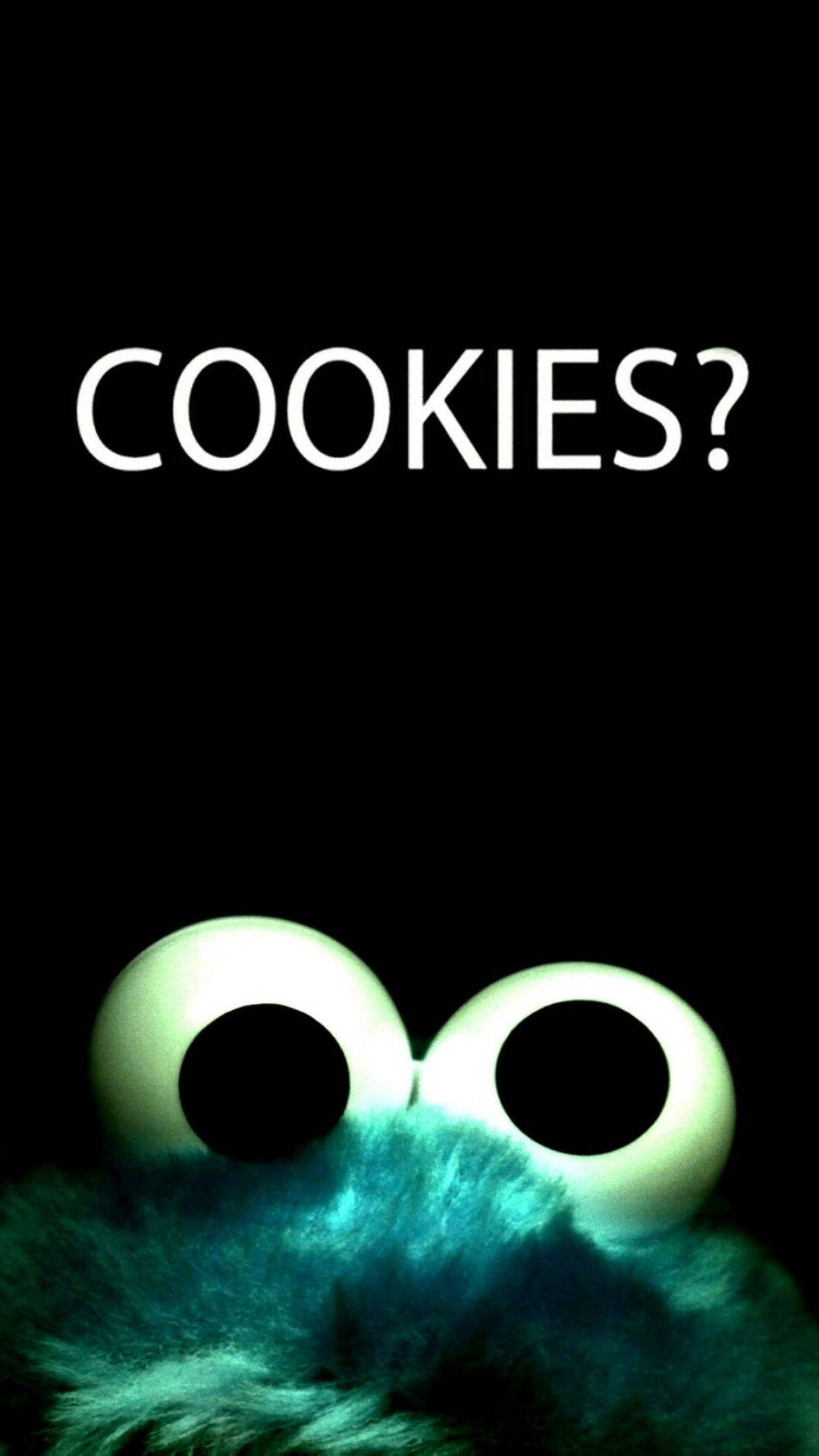 Cookie Monster Cute Iphone Lock Screen Background