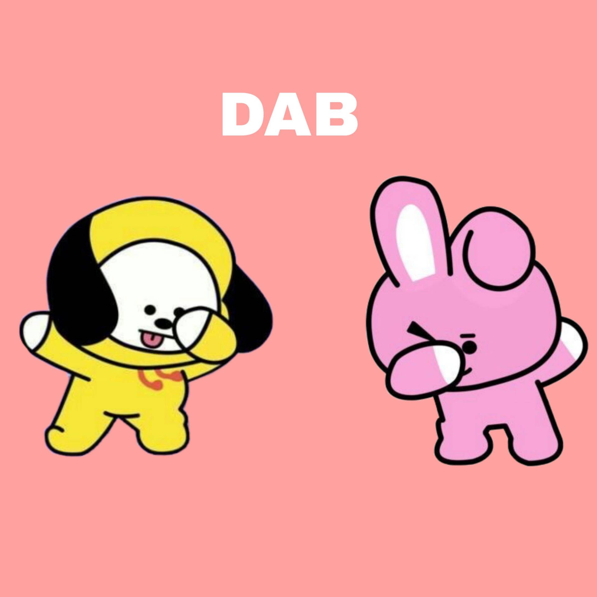 Cooky And Chimmy Bt21 Dab
