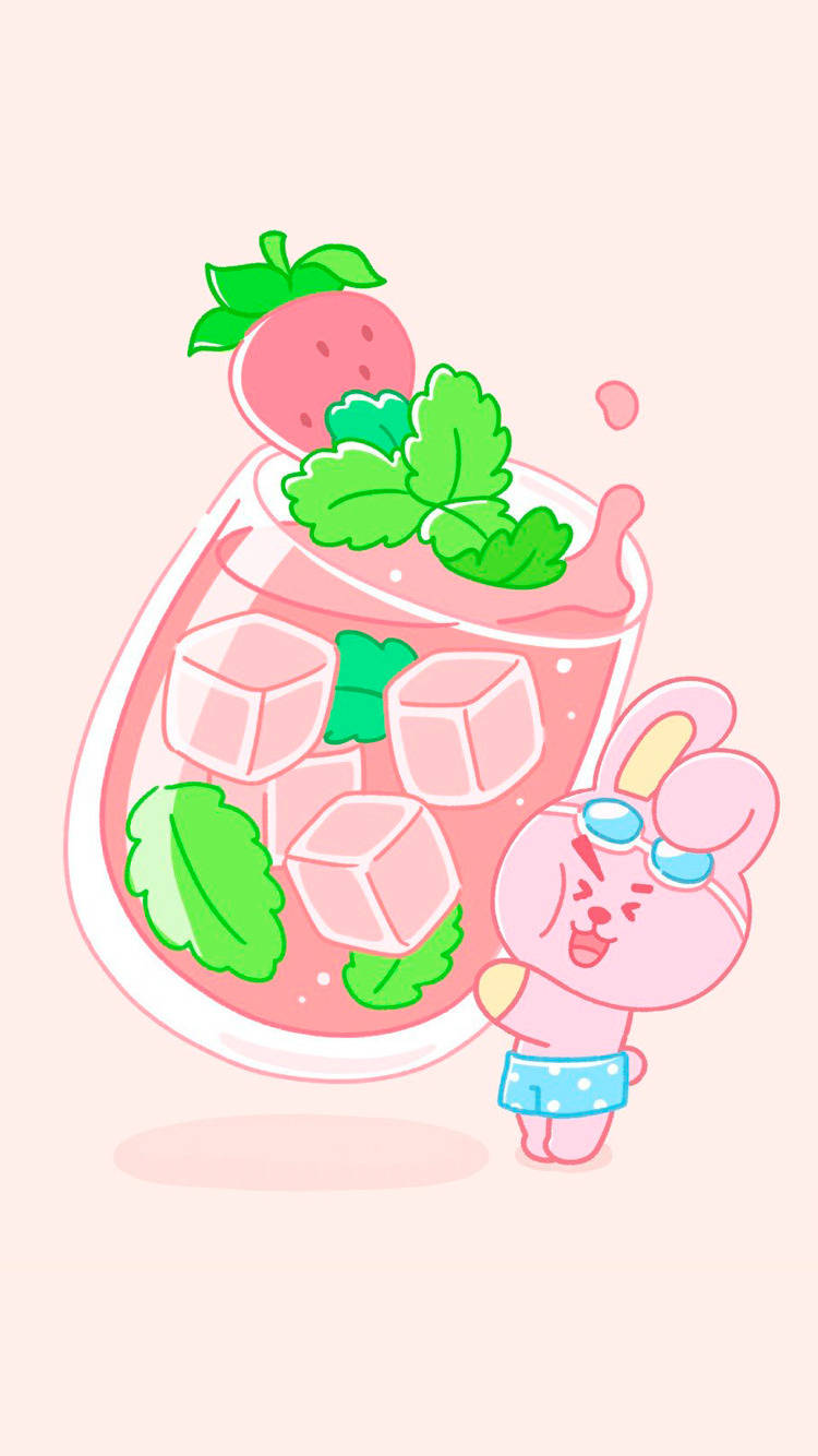 Cooky Bt21 With Strawberry