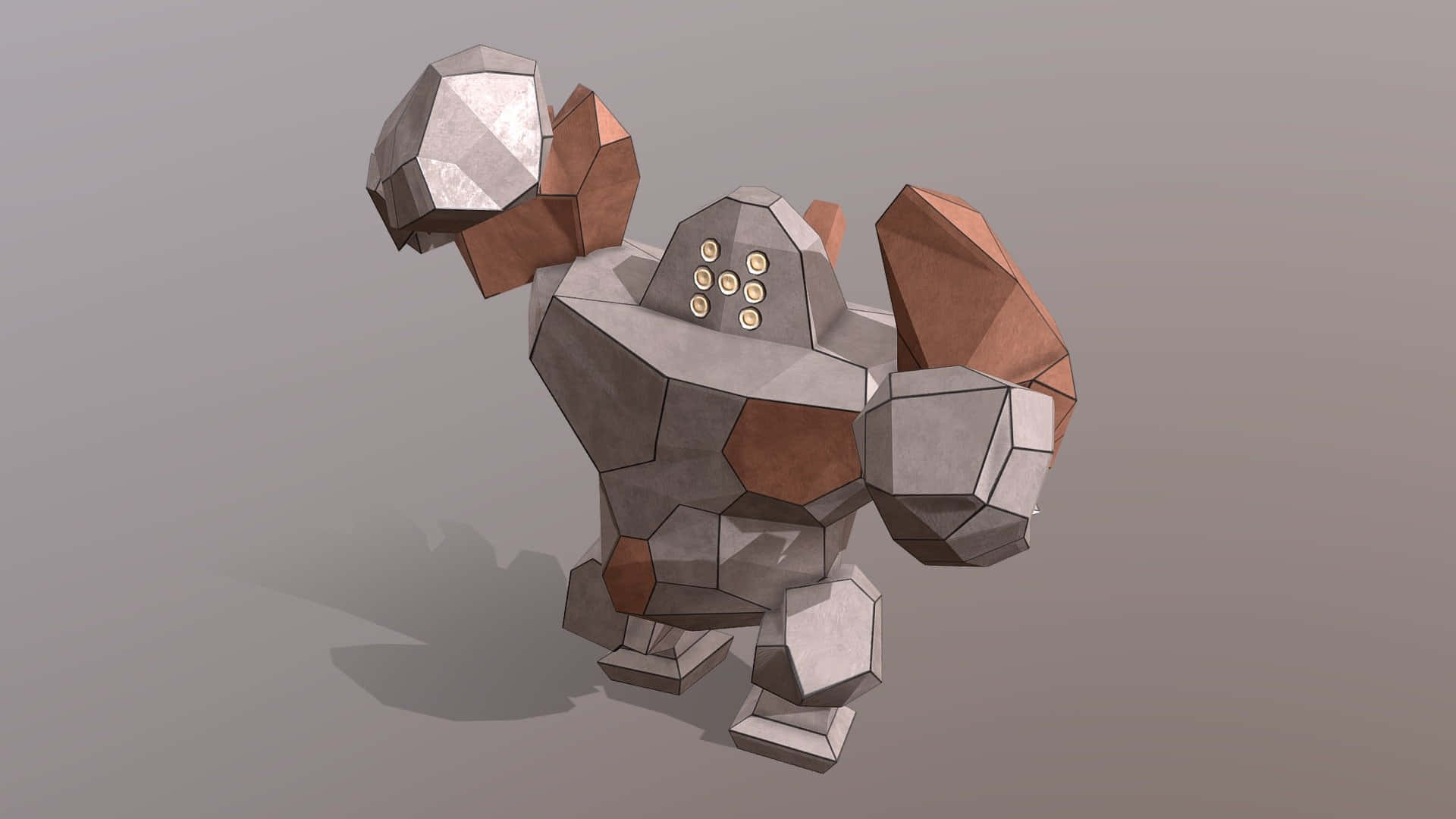 Cool 3d Regirock Background
