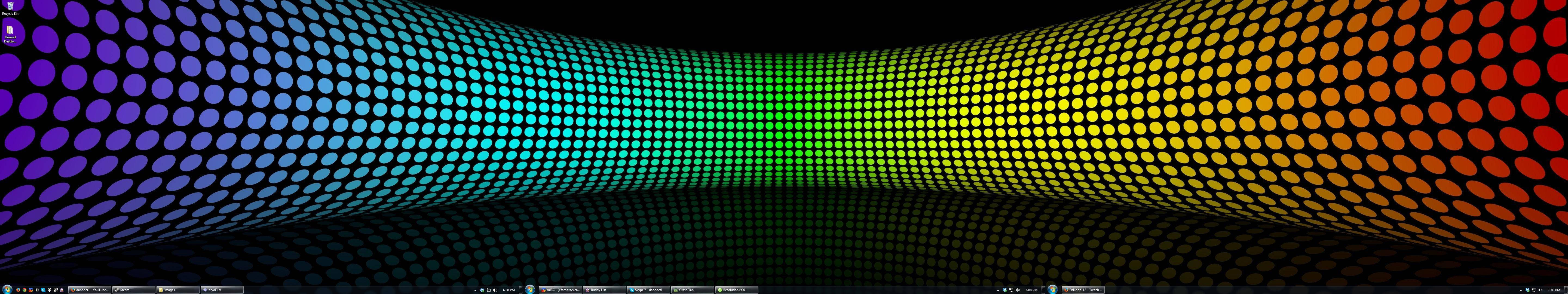 Cool Abstract Rainbow Tube Background
