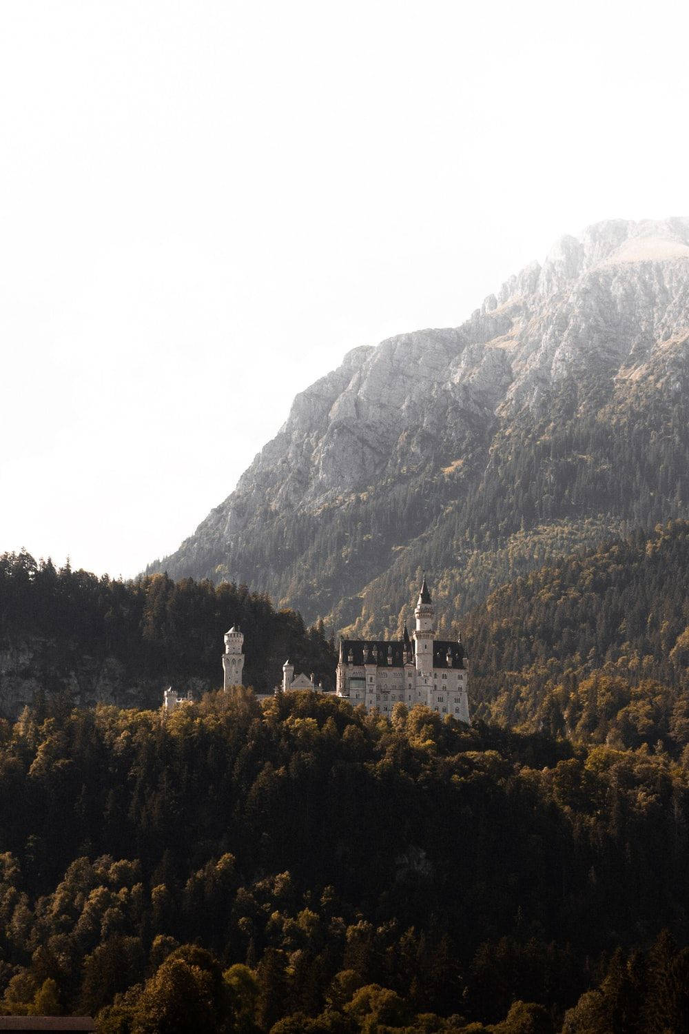 Cool Aesthetic Neuschwanstein Castle Background