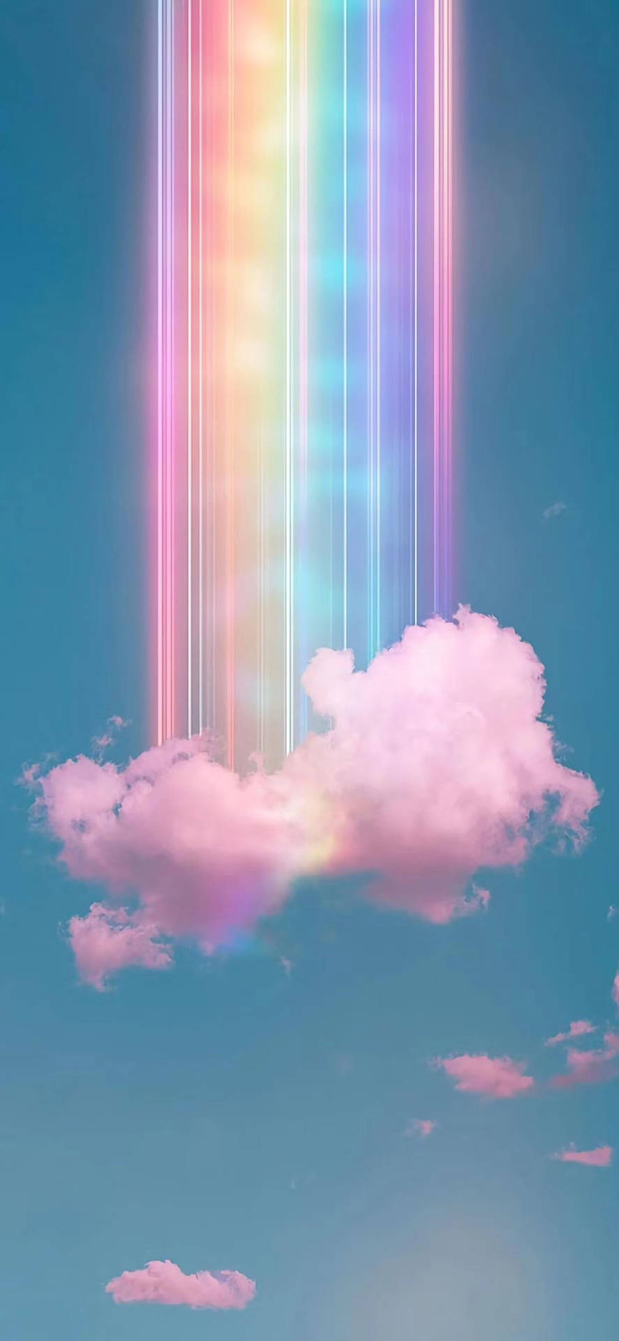 Cool Aesthetic Rainbow Background
