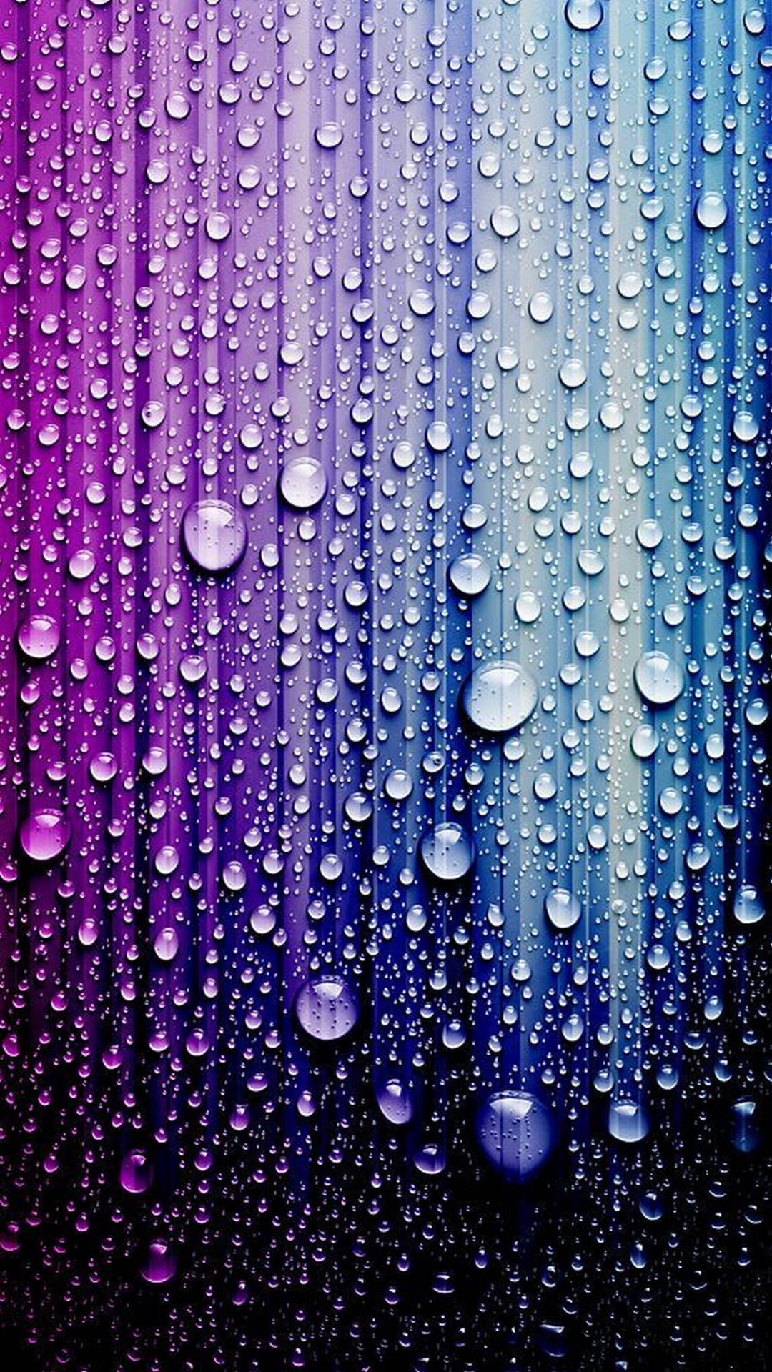 Cool Aesthetic Raindrops Background