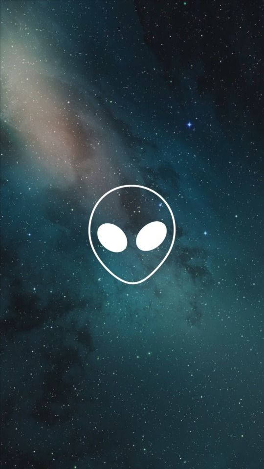 Cool Alien Outline Background