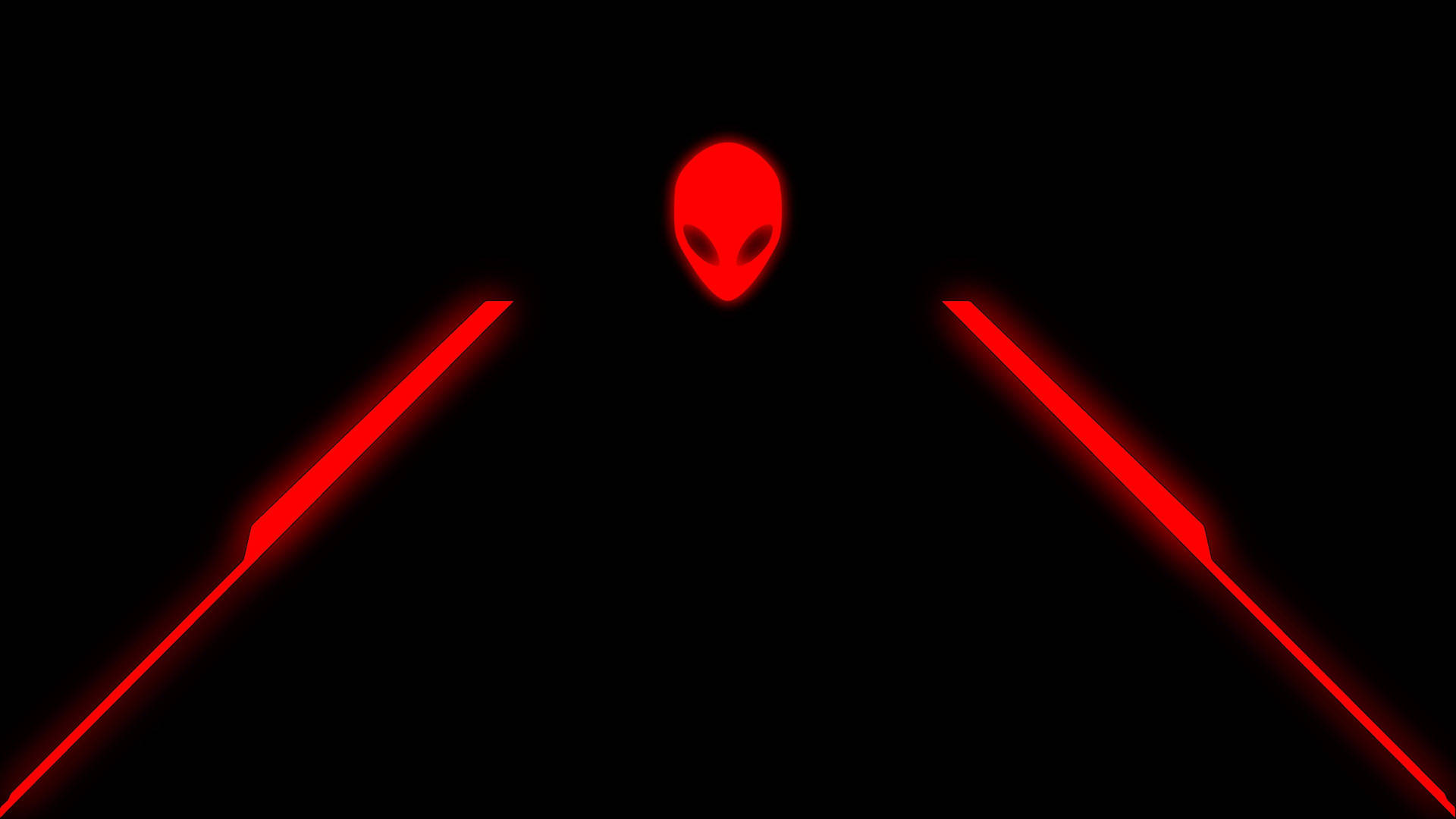 Cool Alienware Red Logo Hd Background