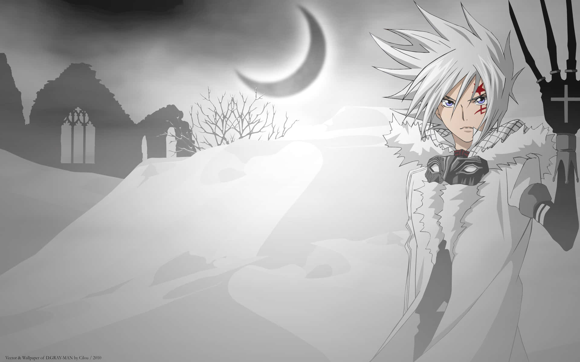 Cool Allen Walker D Gray Man Background