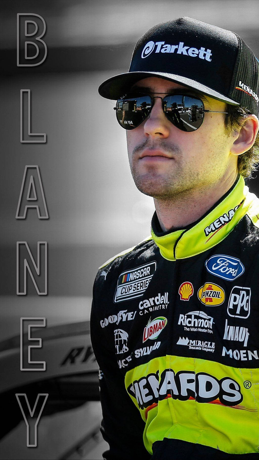 Cool And Confident, Ryan Blaney Spotted In Sunglasses