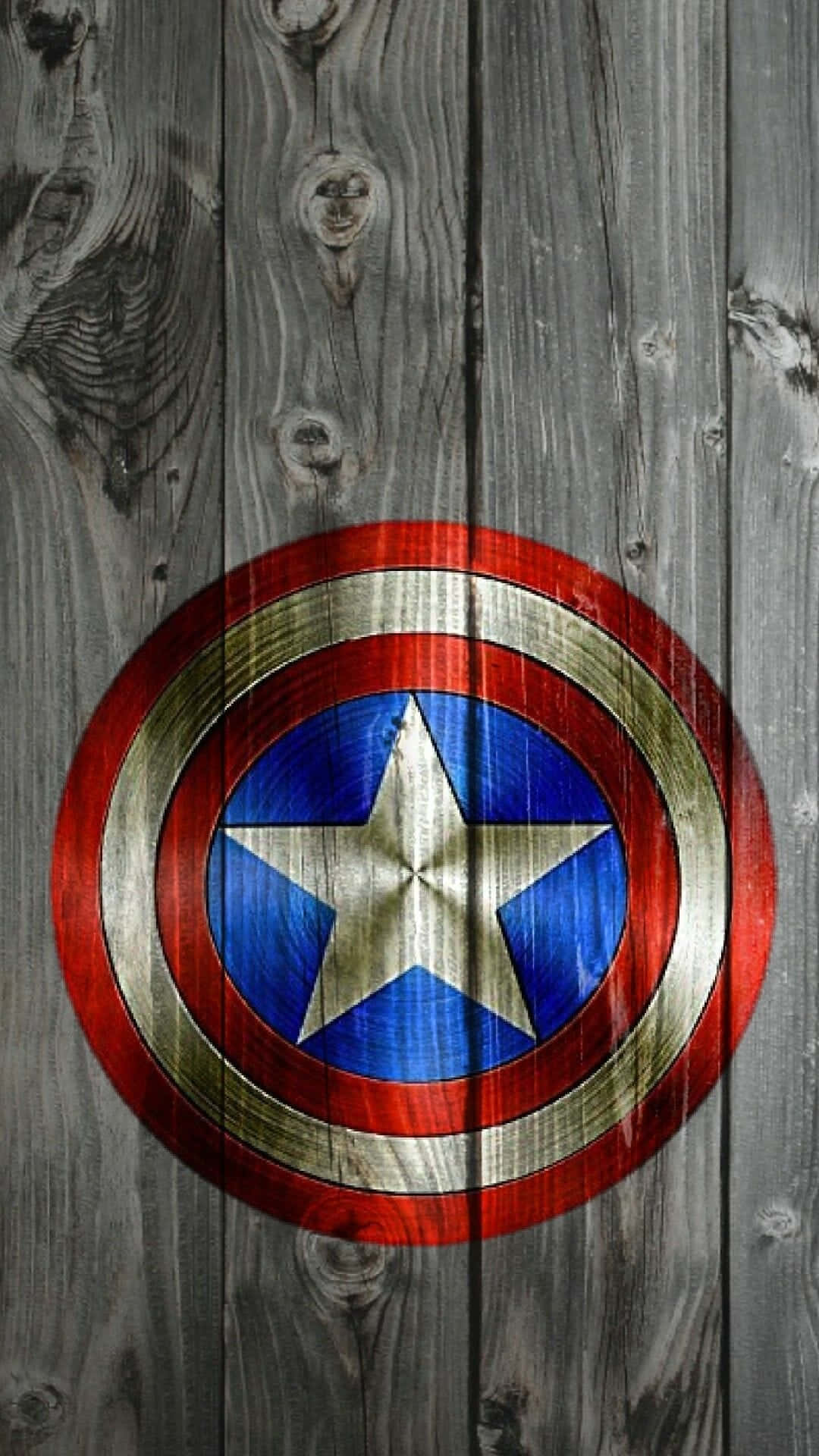 Cool And Futuristic Captain America Android Background