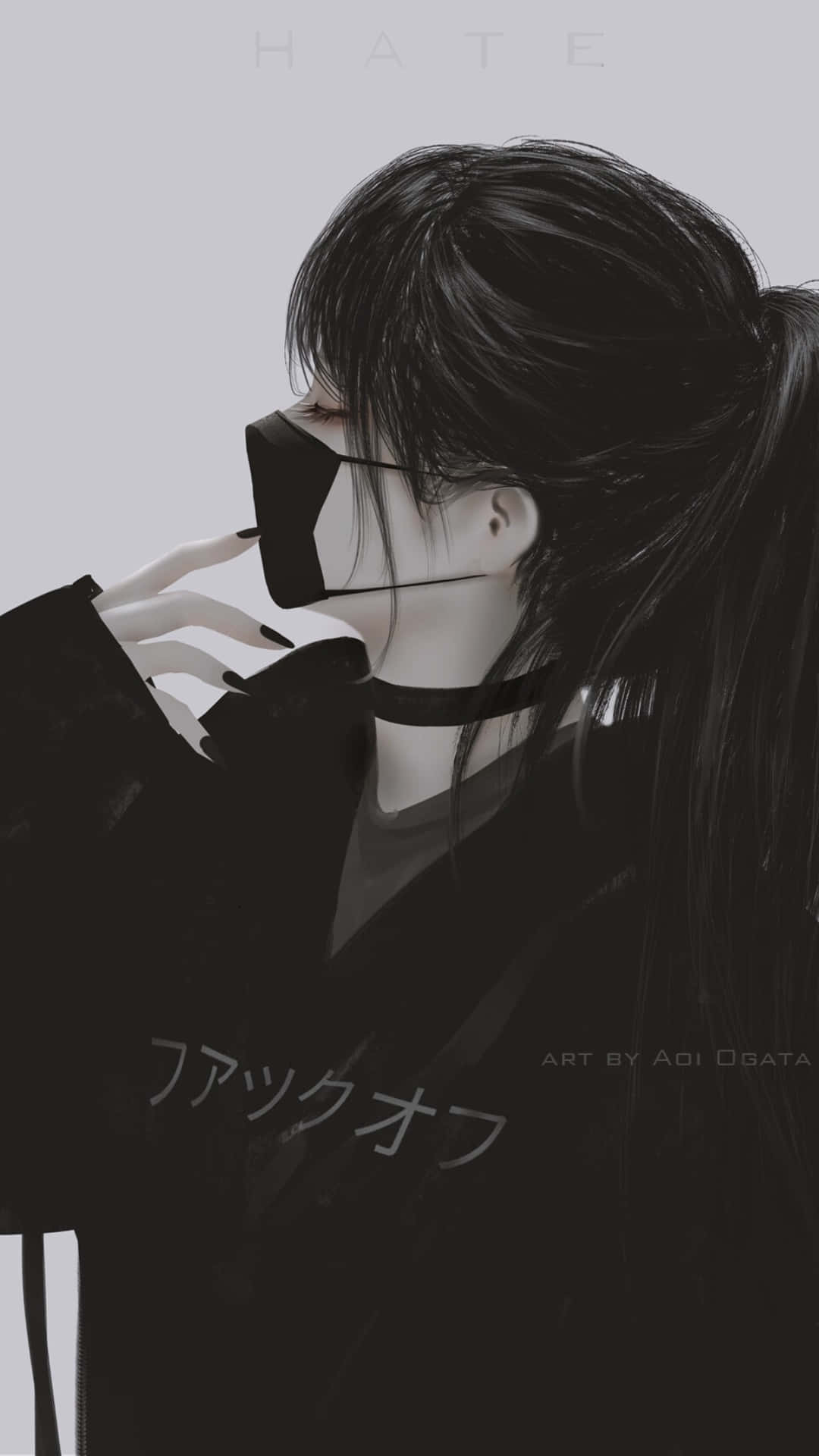 Cool And Stylish Black Anime Character Profile Picture Background