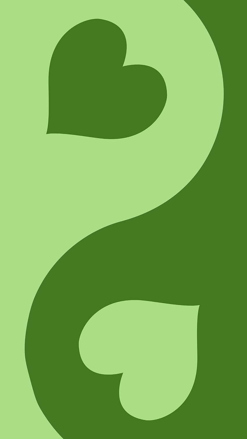 Cool And Trendy Mint Green Hearts