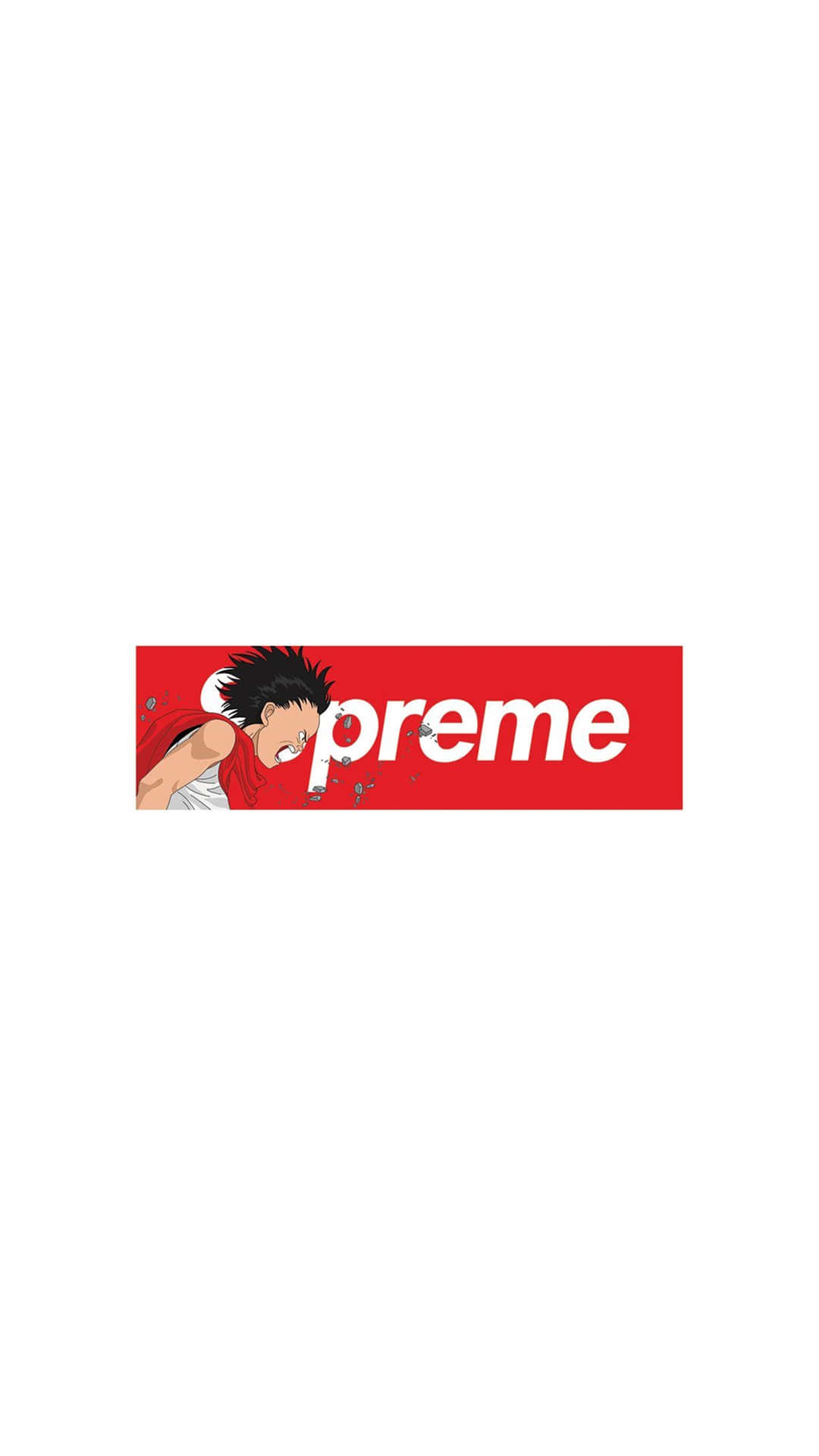 Cool Anime 4k Supreme Logo Background