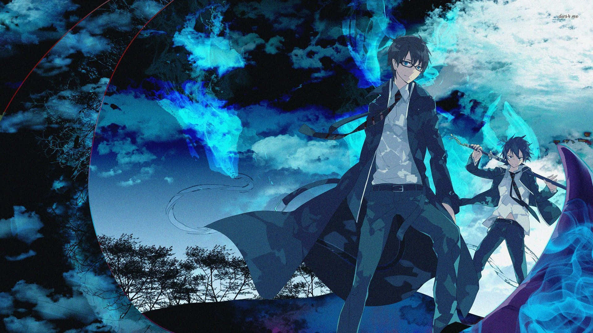 Cool Anime Characters Blue Sky