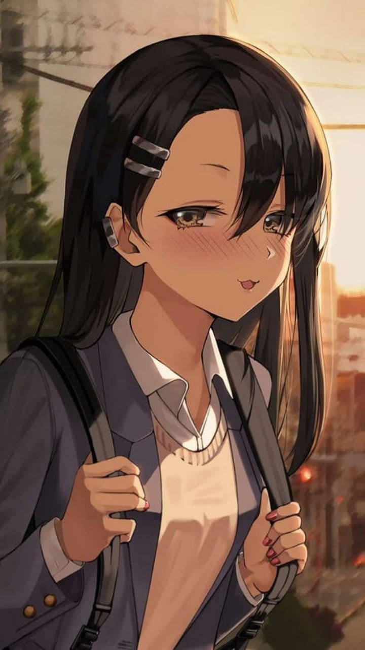 Cool Anime Girl Pfp Nagatoro San Background